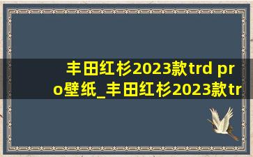 丰田红杉2023款trd pro壁纸_丰田红杉2023款trdpro改装壁纸